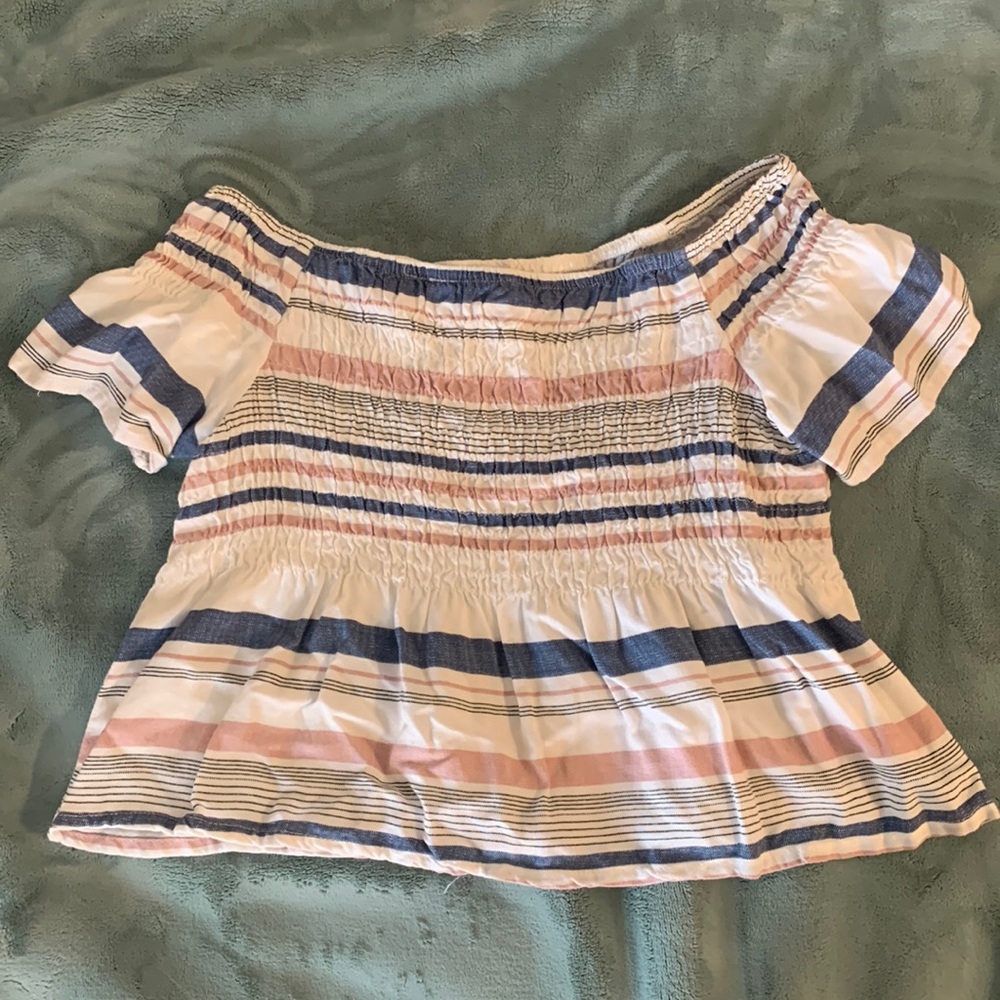 Off the Shoulder Crop Top